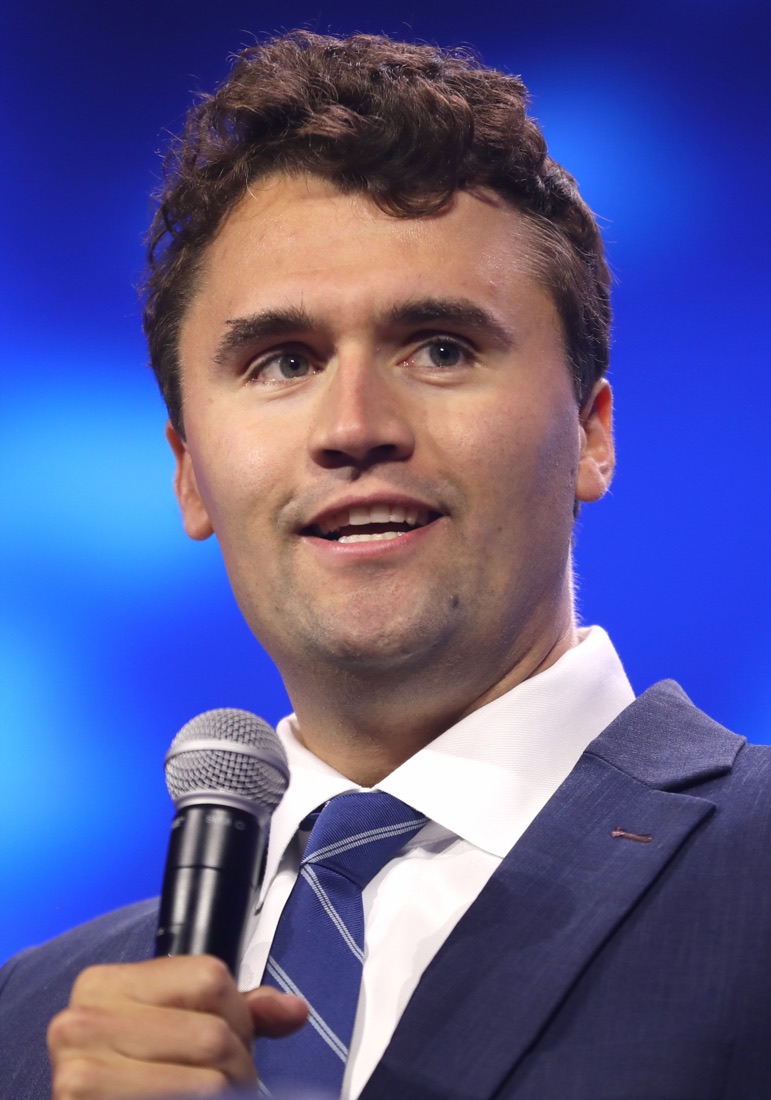 Charlie Kirk at a public speaking appearance
