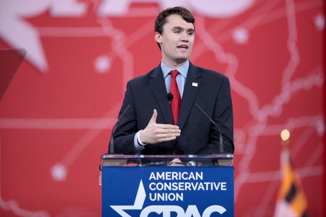 Charlie Kirk speaking at CPAC